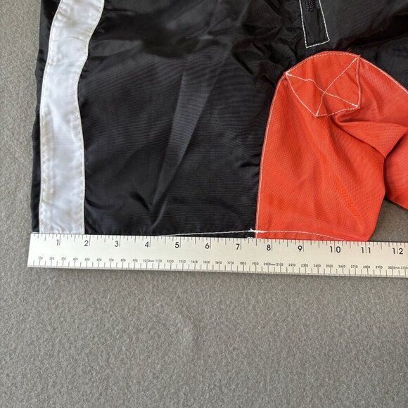 Diesel Beachwear BMBX Ronny Swim Shorts Trunks Mens S Black Orange Nylon Pocket - Picture 4 of 14